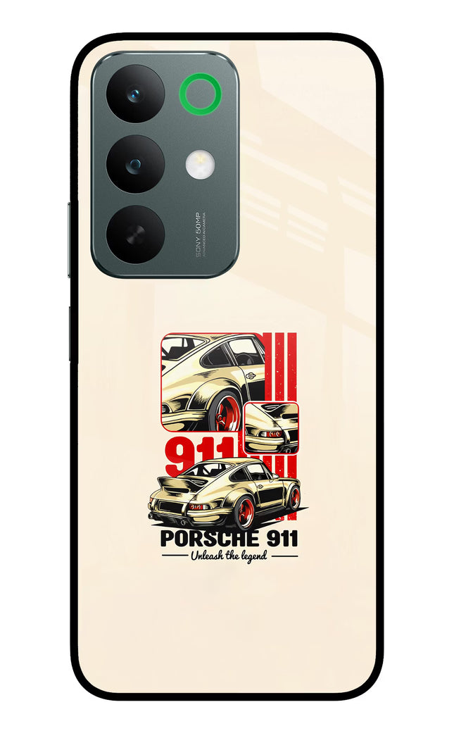 Classic Porsche 911 Realme C85 5G Glass Case Back Cover by Casekaro