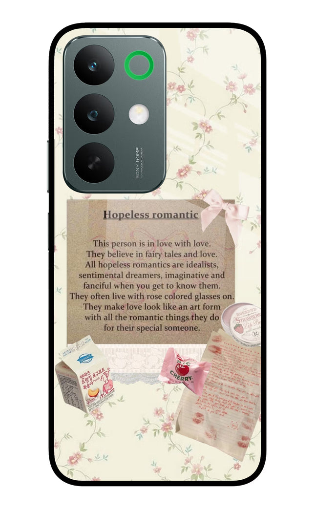 Hopeless Romantic Realme C85 5G Glass Case Back Cover by Casekaro