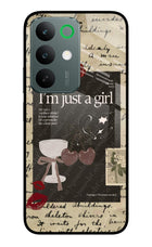 I am just a girl Realme C85 5G Glass Case