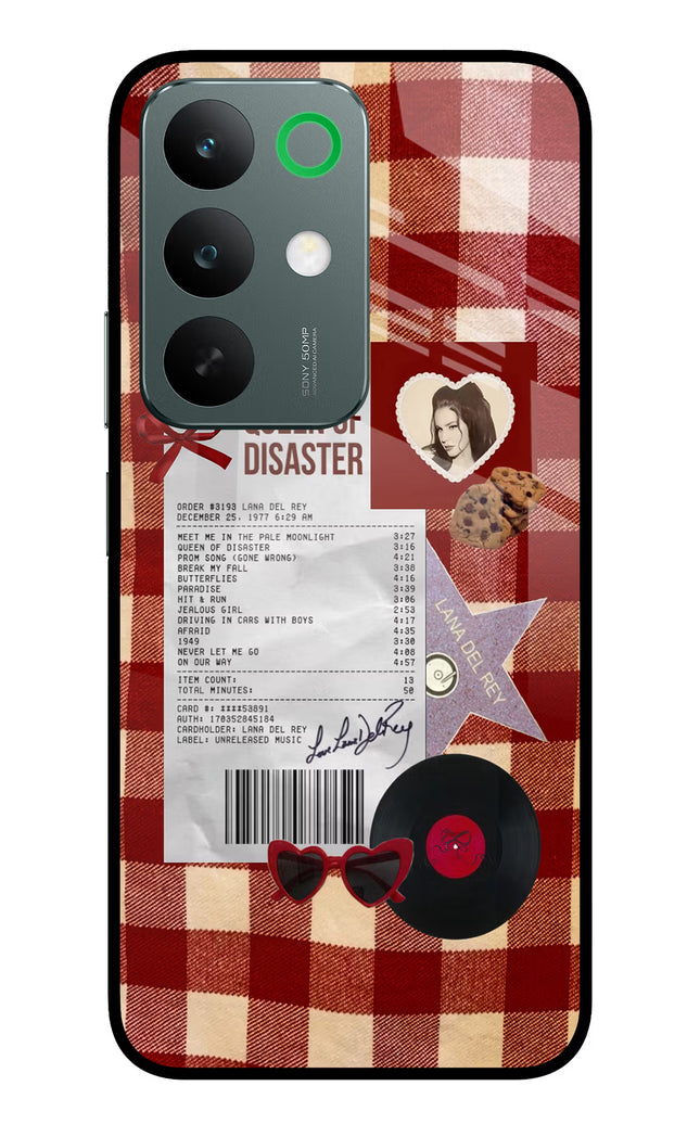 Queen of Disaster Realme C85 5G Glass Case Back Cover by Casekaro