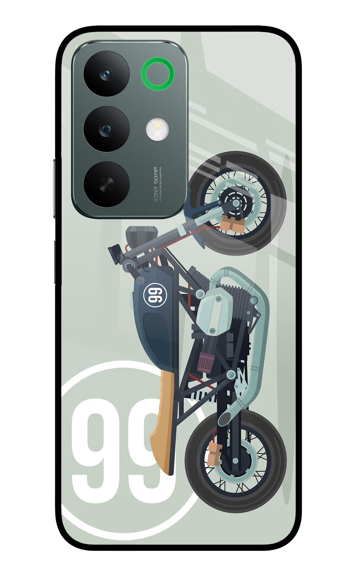 Classic Cafe Racer 99 Realme C85 5G Glass Case