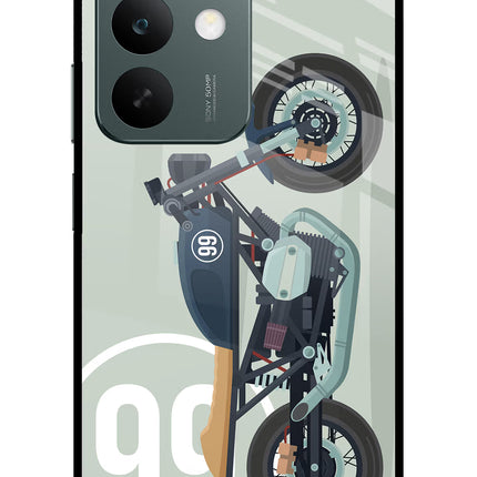 Classic Cafe Racer 99 Realme C85 5G Glass Case Back Cover by Casekaro