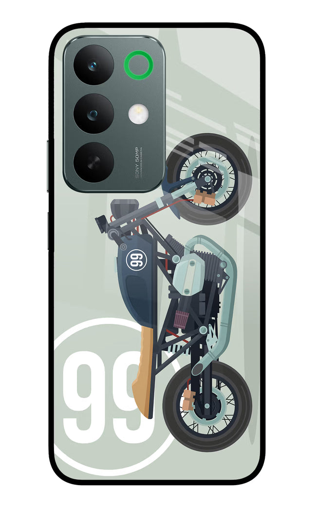 Classic Cafe Racer 99 Realme C85 5G Glass Case Back Cover by Casekaro