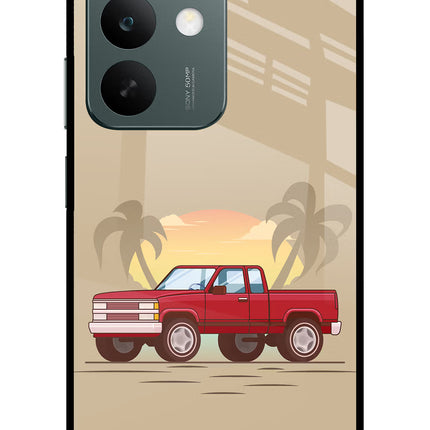 Desert Classic Drive Realme C85 5G Glass Case Back Cover by Casekaro