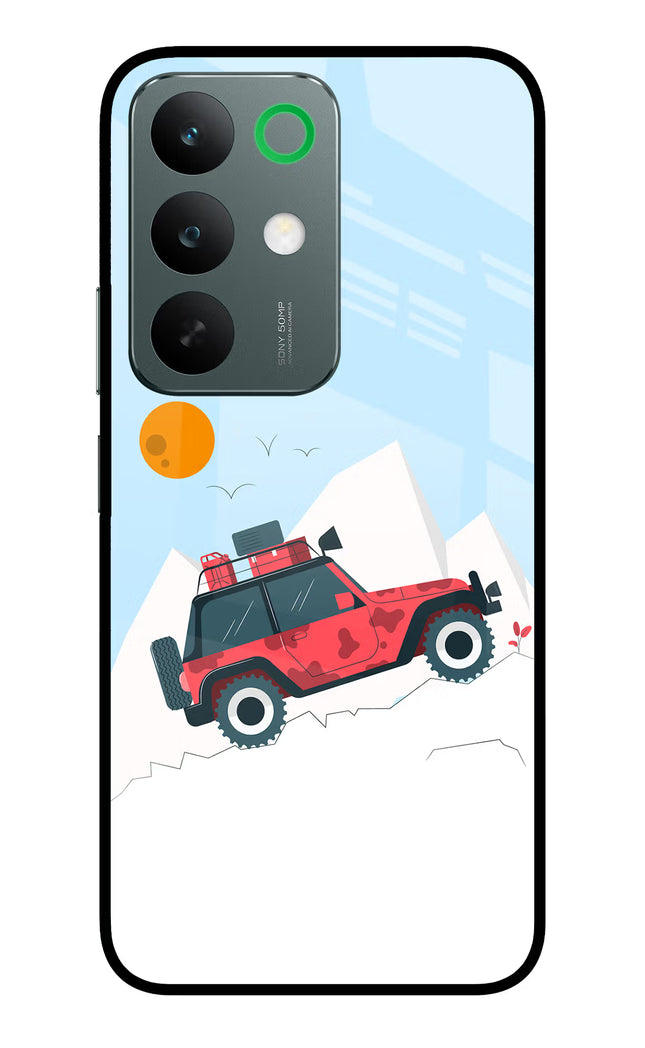 Mountain Trail Beast Realme C85 5G Glass Case Back Cover by Casekaro