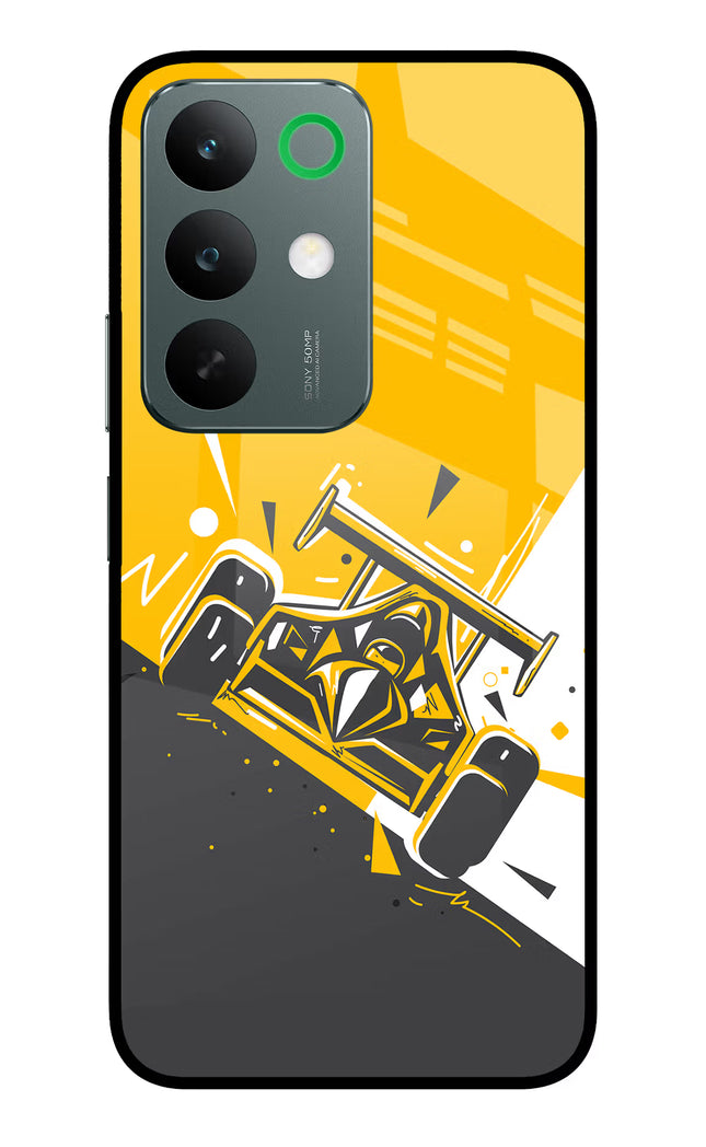Track King Realme C85 5G Glass Case Back Cover by Casekaro