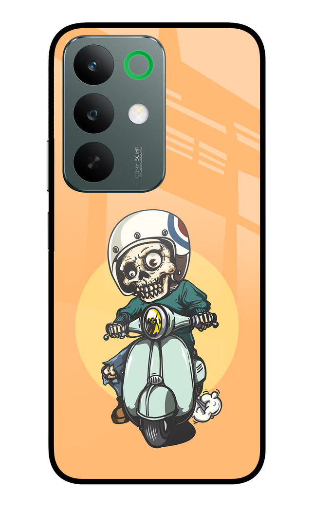 Undead Biker Realme C85 5G Glass Case Back Cover by Casekaro