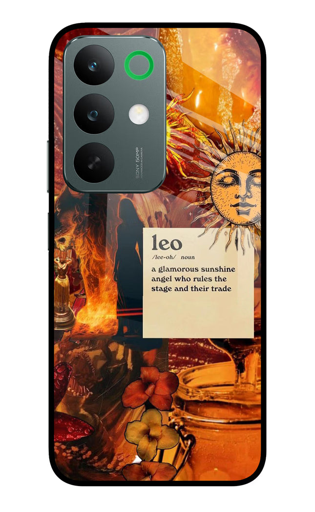 Leo Zodiac Realme C85 5G Glass Case Back Cover by Casekaro