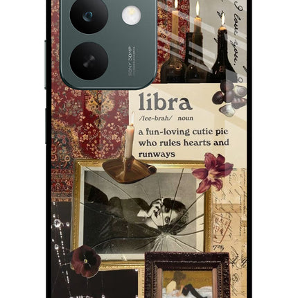 Libra Zodiac Realme C85 5G Glass Case Back Cover by Casekaro