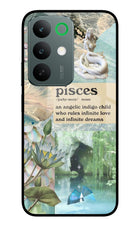 Pisces Zodiac Realme C85 5G Glass Case Back Cover by Casekaro