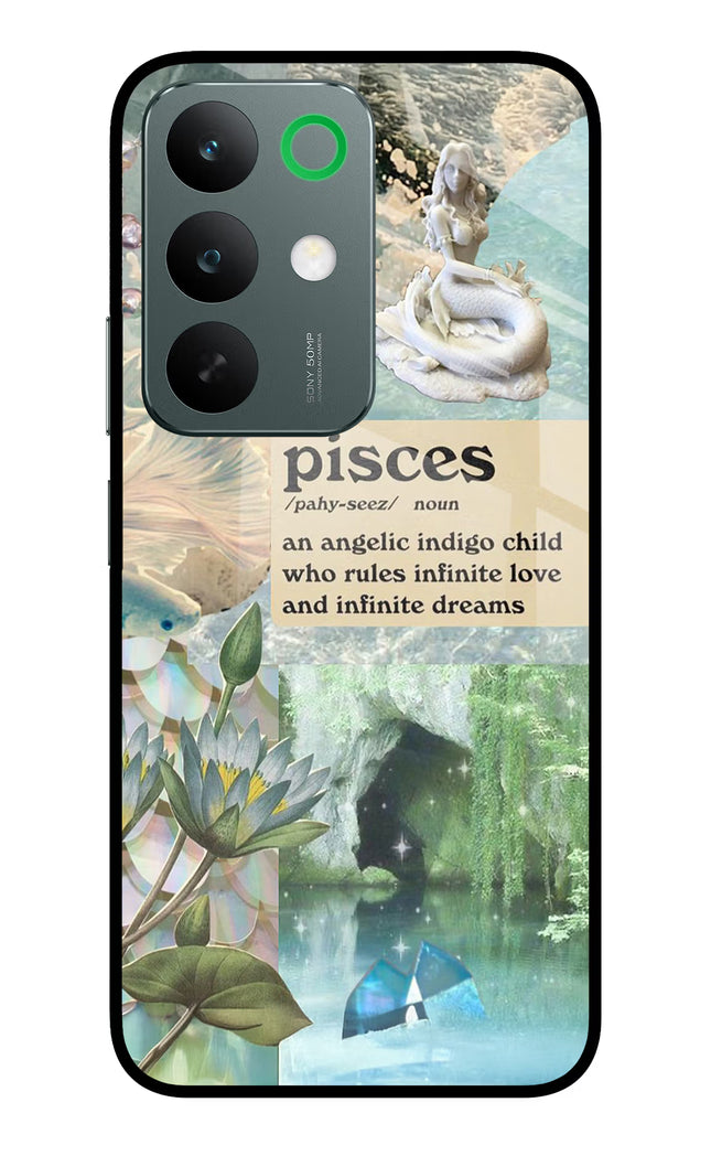 Pisces Zodiac Realme C85 5G Glass Case Back Cover by Casekaro