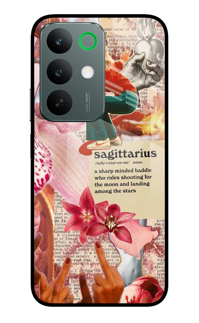 Sagittarius Zodiac Realme C85 5G Glass Case Back Cover by Casekaro
