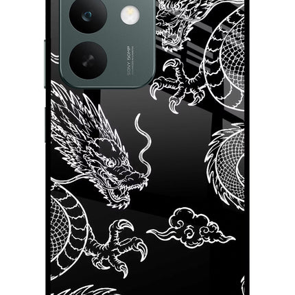 Twin Dragons Realme C85 5G Glass Case Back Cover by Casekaro