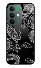 Twin Dragons Realme C85 5G Glass Case Back Cover by Casekaro