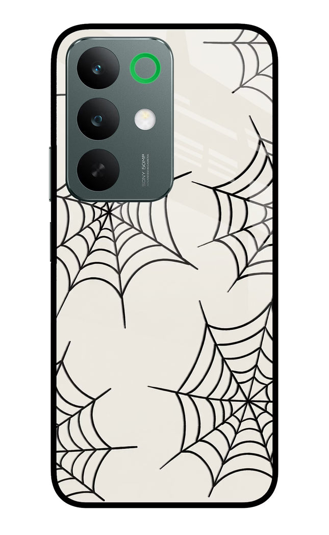Spider Web Realme C85 5G Glass Case Back Cover by Casekaro