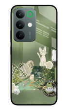Aesthetic anime Realme C85 5G Glass Case Back Cover by Casekaro