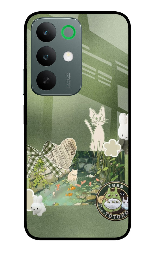 Aesthetic anime Realme C85 5G Glass Case Back Cover by Casekaro