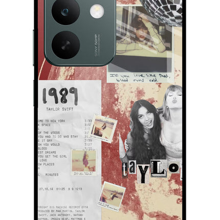 Taylor Swift Realme C85 5G Glass Case Back Cover by Casekaro