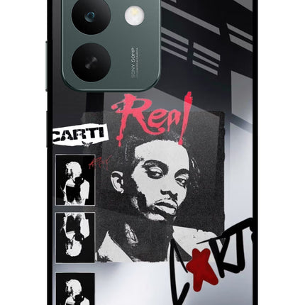 Playboi Carti Realme C85 5G Glass Case Back Cover by Casekaro