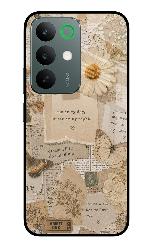 Vintage case Realme C85 5G Glass Case Back Cover by Casekaro