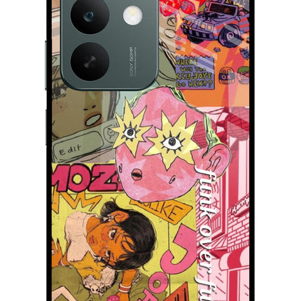 Funkover Realme C85 5G Glass Case Back Cover by Casekaro