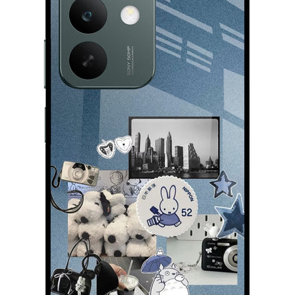 Miffy Realme C85 5G Glass Case Back Cover by Casekaro