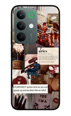 Zodiac Aries Realme C85 5G Glass Case Back Cover by Casekaro
