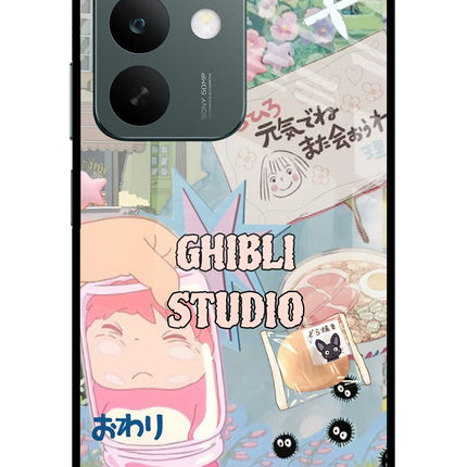 Studio Ghibli Realme C85 5G Glass Case Back Cover by Casekaro