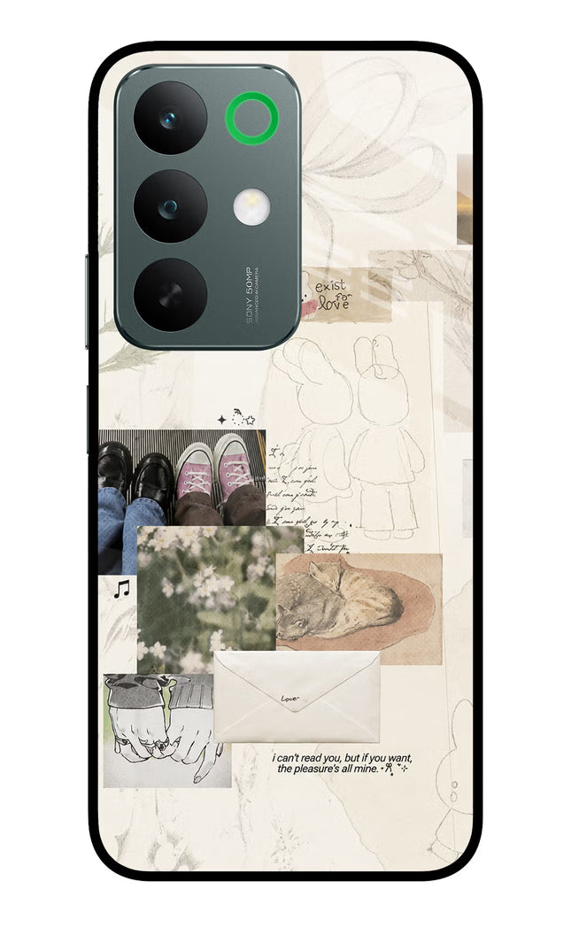 Soft Aesthetic Realme C85 5G Glass Case Back Cover by Casekaro