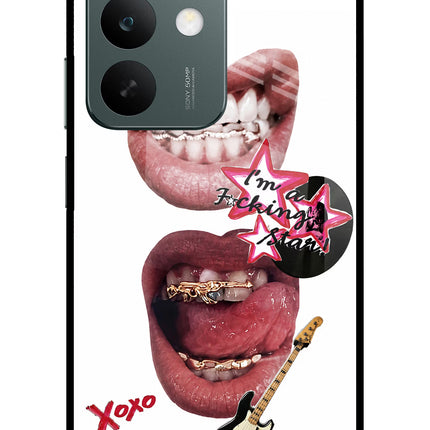 Rockstar Realme C85 5G Glass Case Back Cover by Casekaro