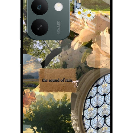 Rain Realme C85 5G Glass Case Back Cover by Casekaro