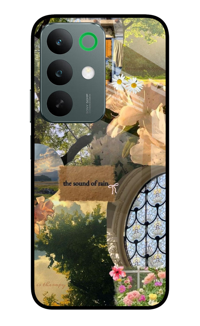 Rain Realme C85 5G Glass Case Back Cover by Casekaro