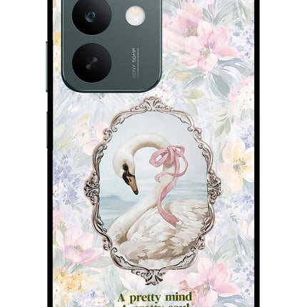 Pretty Mind Pretty Soul Realme C85 5G Glass Case Back Cover by Casekaro