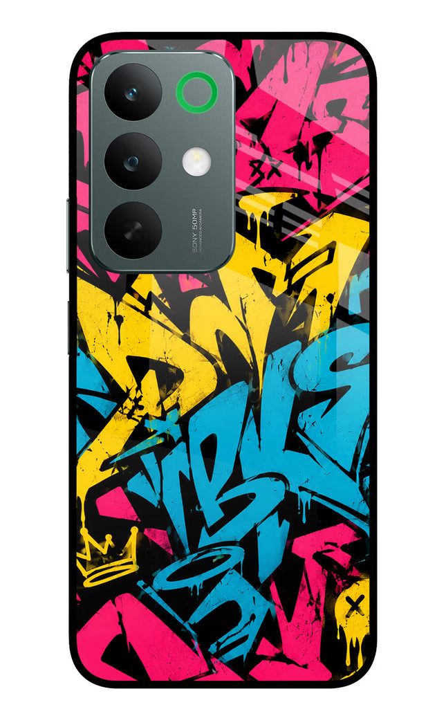 Graffiti Vibe Realme C85 5G Glass Case Back Cover by Casekaro