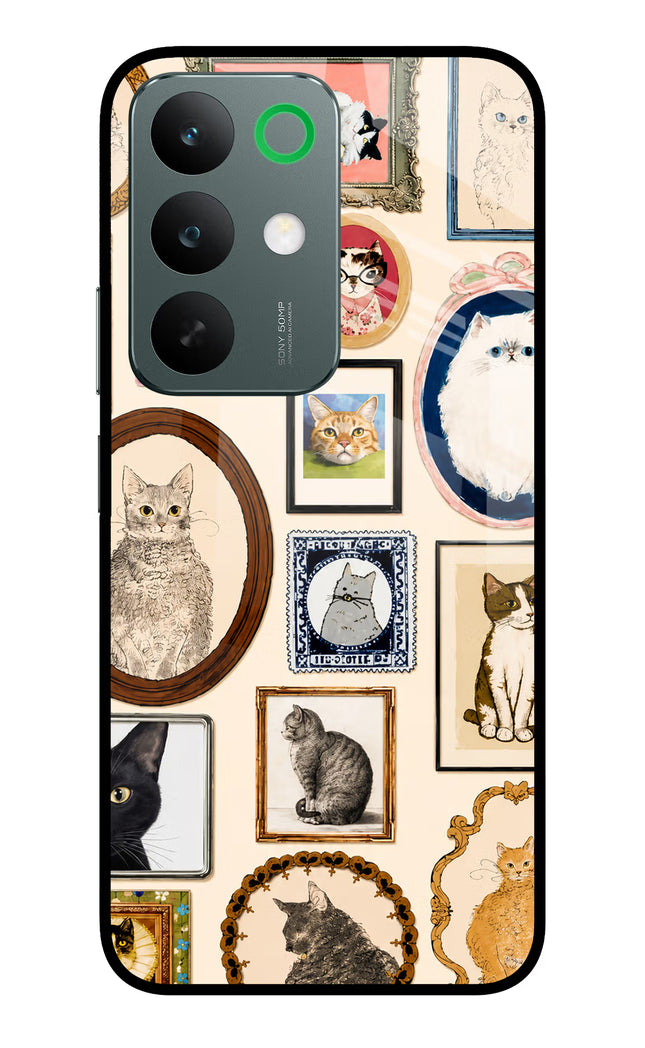 Mirror Cats Realme C85 5G Glass Case Back Cover by Casekaro