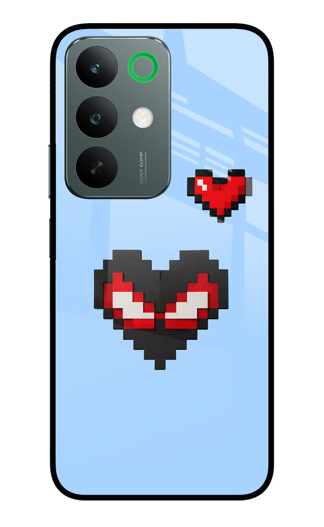 Peter Heart Realme C85 5G Glass Case Back Cover by Casekaro