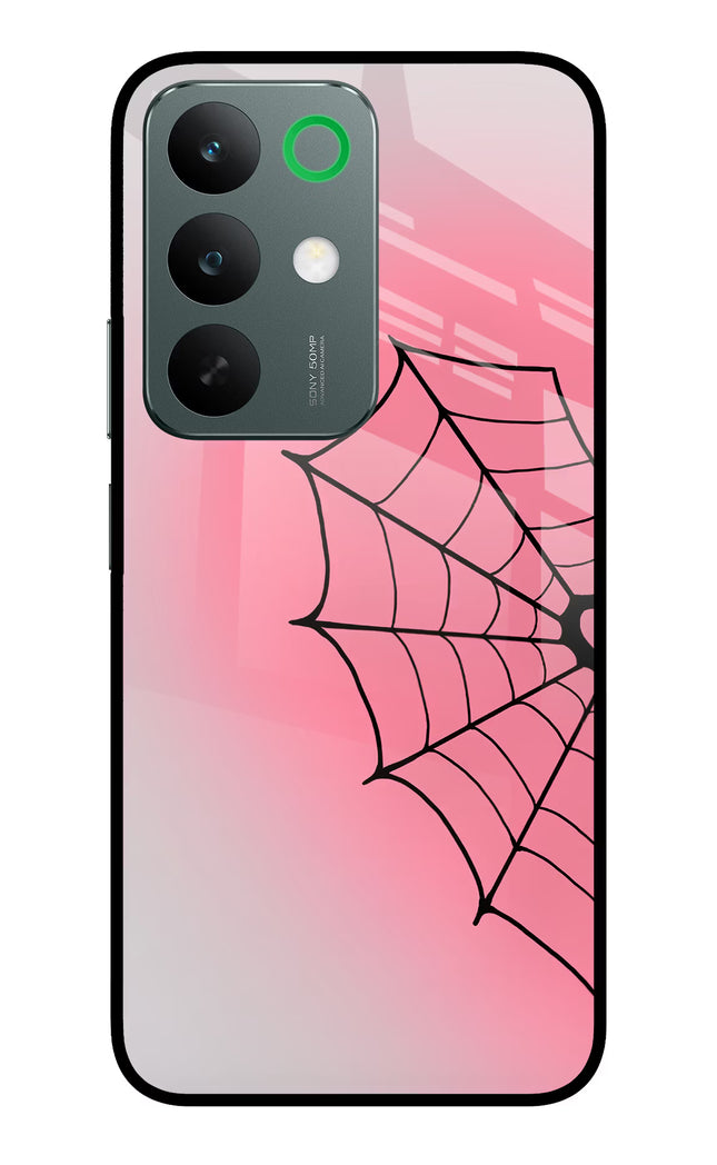 Pink Web Realme C85 5G Glass Case Back Cover by Casekaro