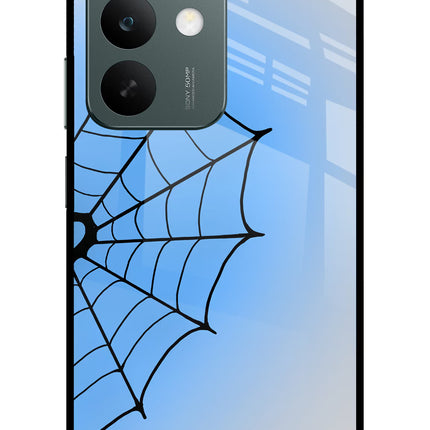 Blue Web Realme C85 5G Glass Case Back Cover by Casekaro