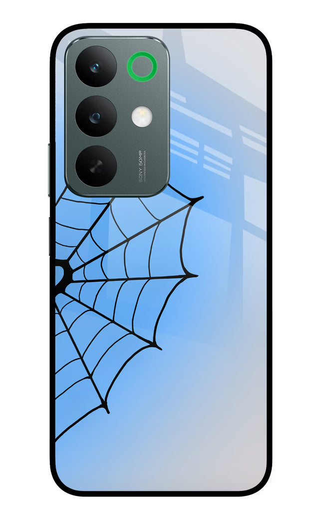 Blue Web Realme C85 5G Glass Case Back Cover by Casekaro