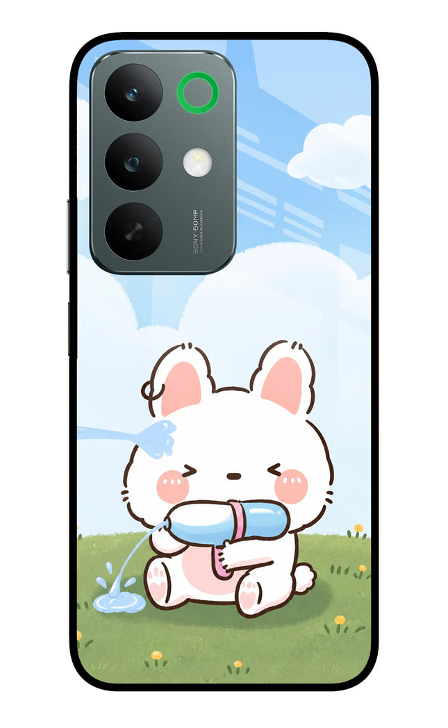 Bunny Treat Realme C85 5G Glass Case Back Cover by Casekaro