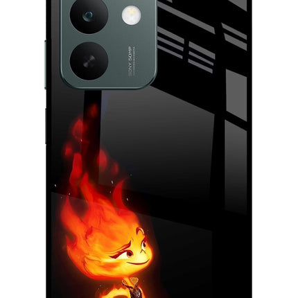 Ember Flame Realme C85 5G Glass Case Back Cover by Casekaro