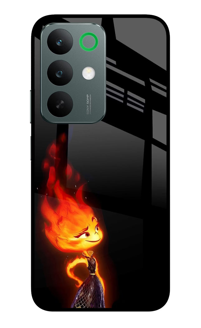 Ember Flame Realme C85 5G Glass Case Back Cover by Casekaro