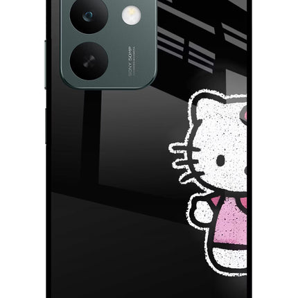 Kitty Charm Realme C85 5G Glass Case Back Cover by Casekaro