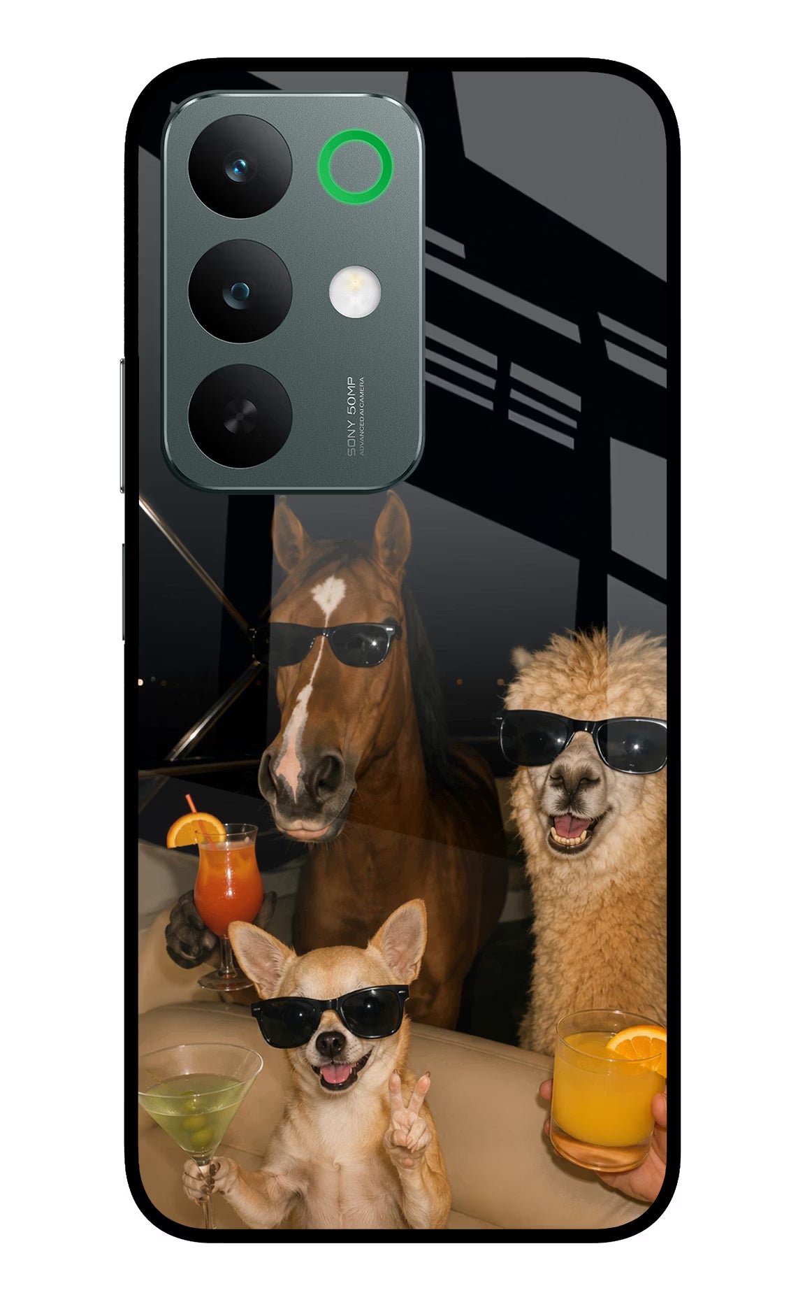 Party Squad Realme C85 5G Glass Case