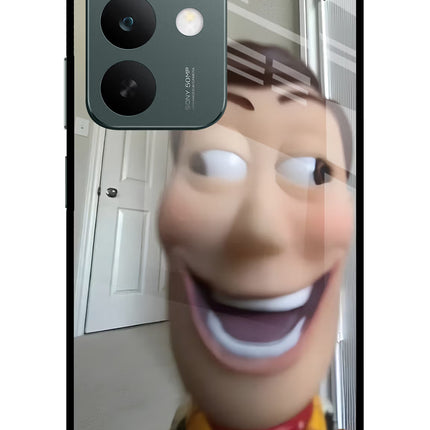 Side Eye Woody Realme C85 5G Glass Case Back Cover by Casekaro