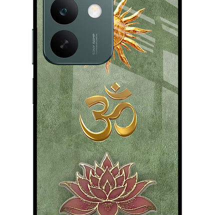 Om & Lotus Realme C85 5G Glass Case