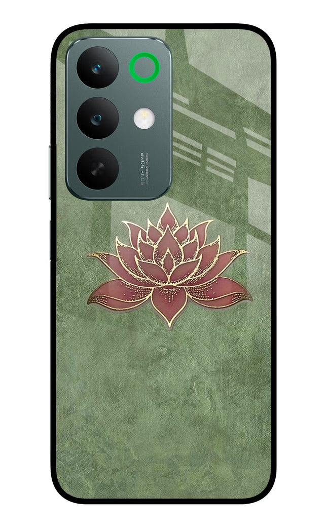 Lotus Grace Realme C85 5G Glass Case Back Cover by Casekaro