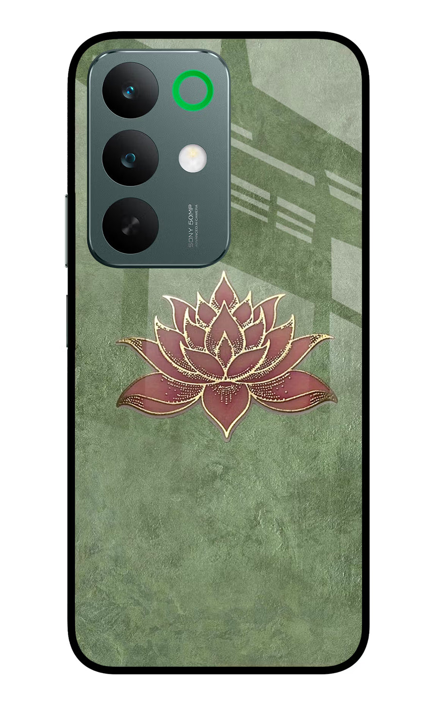 Lotus Grace Realme C85 5G Back Cover, Glass case
