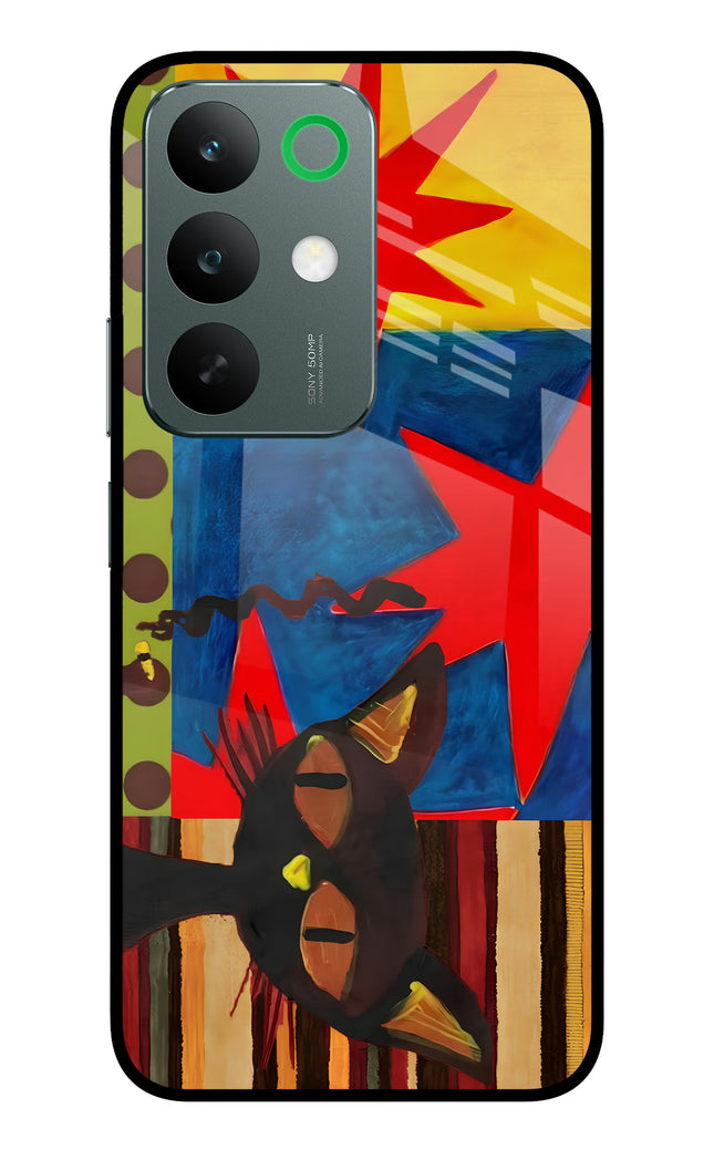 Pop Cat Realme C85 5G Glass Case Back Cover by Casekaro
