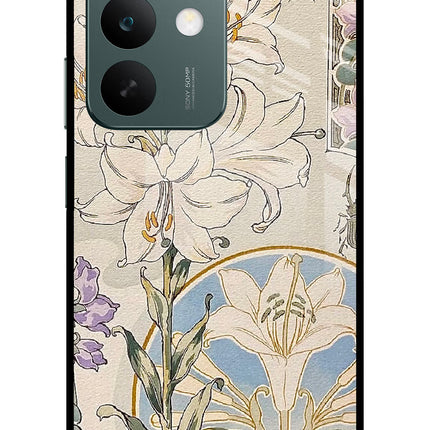 White Lily Realme C85 5G Glass Case